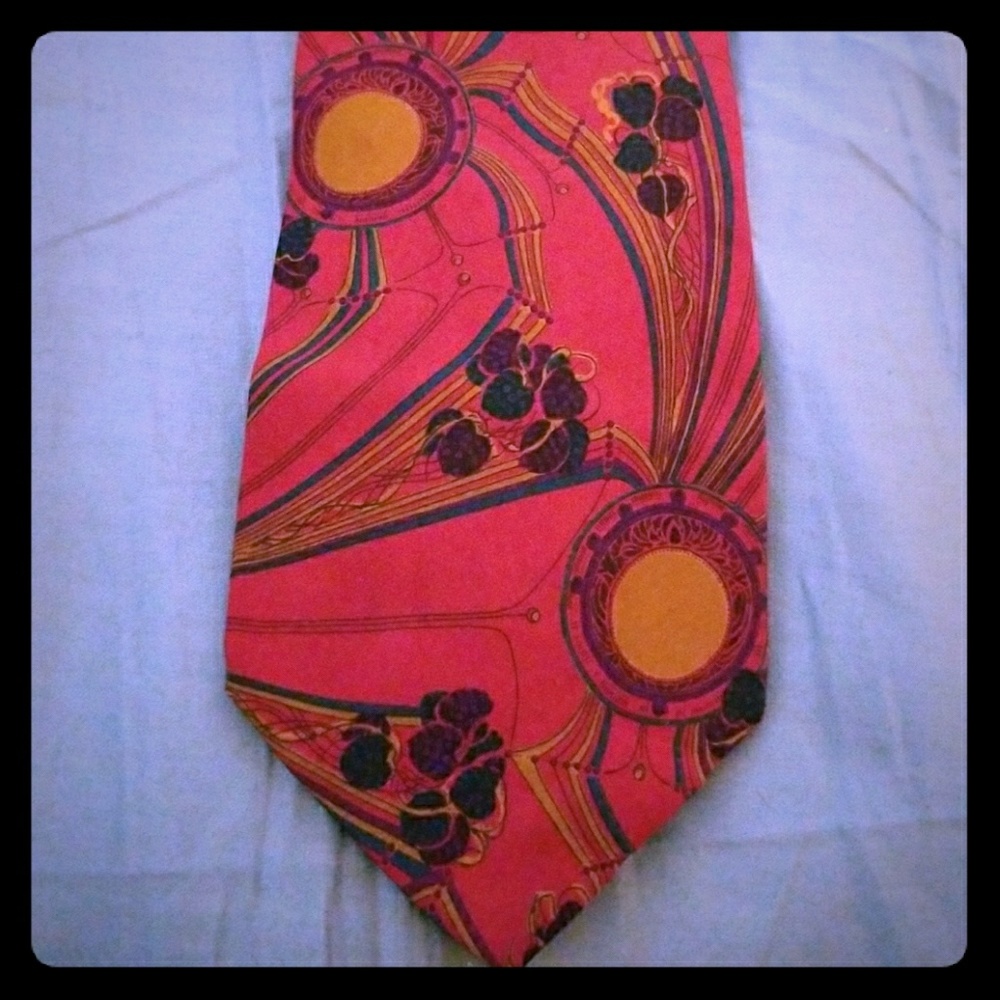 100% silk hand sewn tie from Italy for Nordstrom